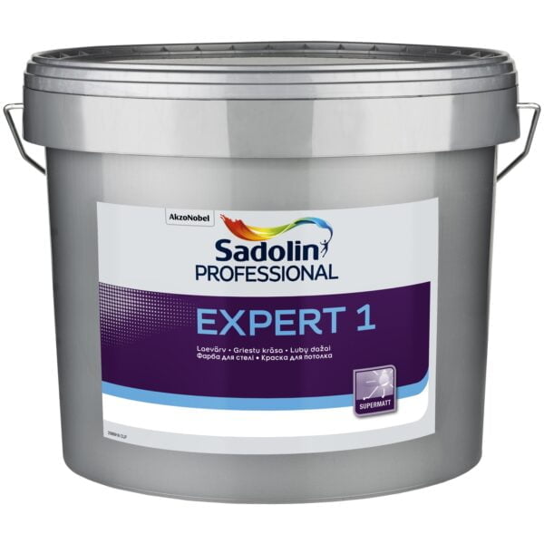 SADOLIN PROFESSIONAL EXPERT 1 visiškai matiniai lubų dažai